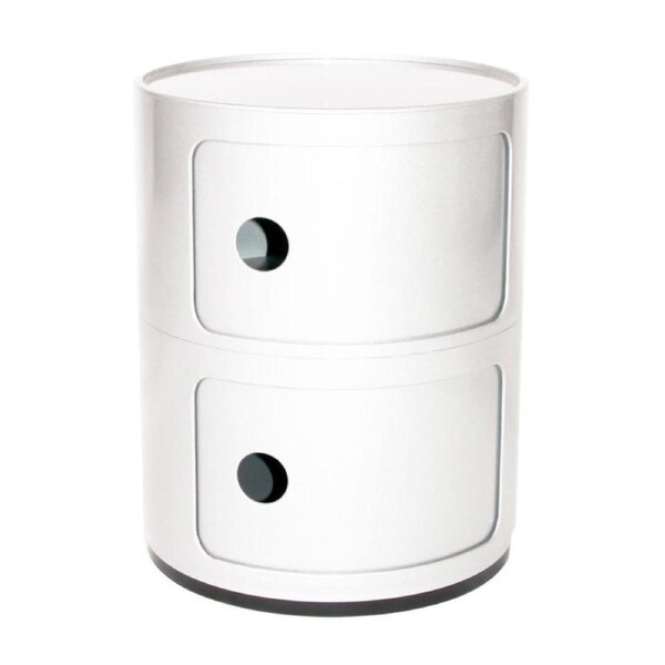 Anna Castelli Ferrieri Replica Componibili Storage Unit 2-Drawer - White