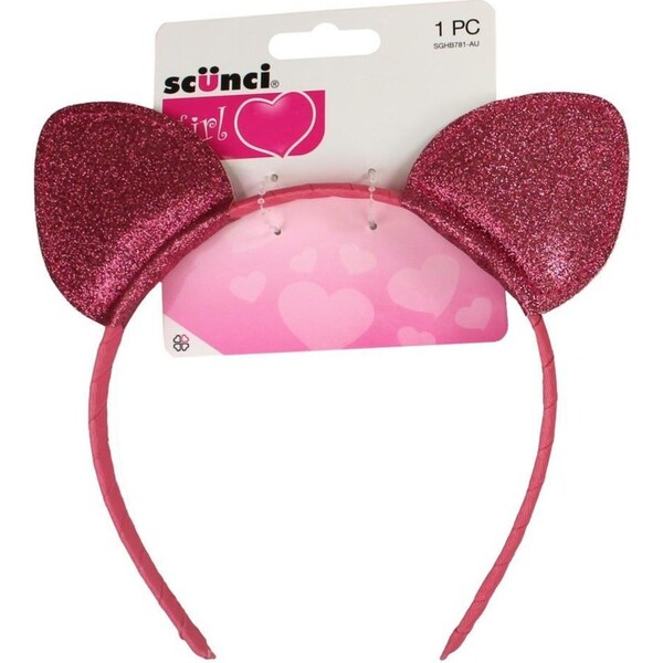 Scunci Cat Headband Assorted Colours