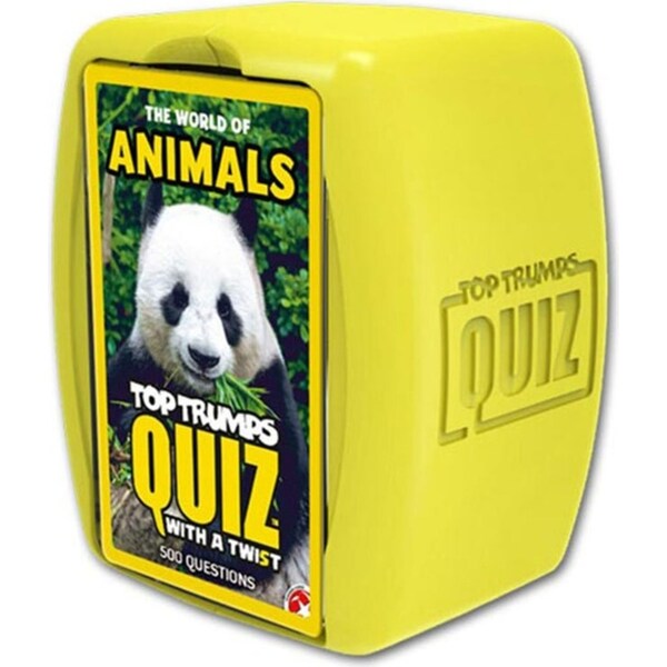 Top Trumps Animal Quiz Game/Card Knowledge 500 Questions 8y+ Family/Kids
