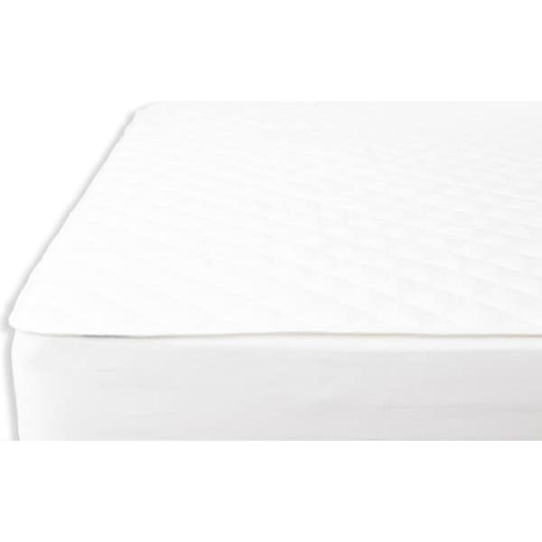 Sheraton Luxury Comfort Quilted Fitted Mattress Protector for Queen Bed White