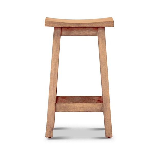 Osaka Scandinavian Solid Wood Kitchen Bar Dining Stool Home Office Furniture - Honey Wash