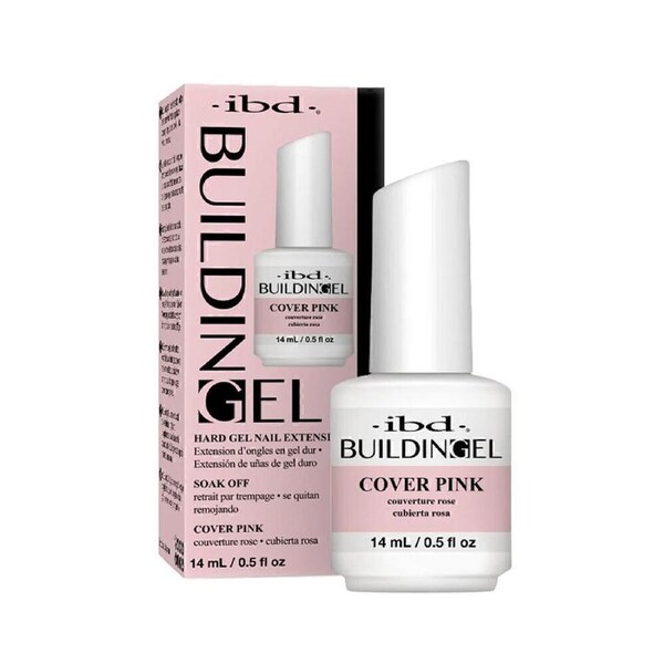 IBD - Soak Off LED UV Building Builder Hard Gel Polish Nail BIAB Cover Pink 14ml