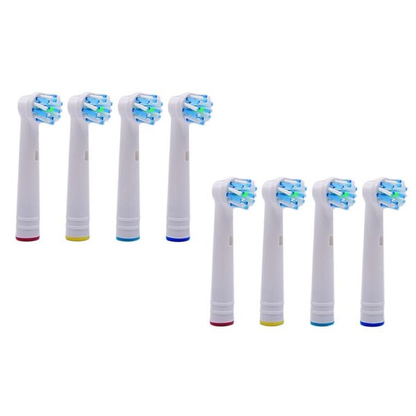 Electric Toothbrush Replacement Heads Compatible with Oral-B, Premium Daily Clean Refill Nozzles for Adults Kids - Advance 8 Pack