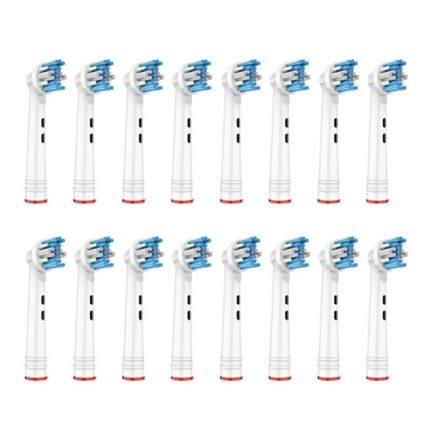 Replacement Toothbrush Heads Compatible for Oral-B Electric Toothbrush - 16x Floss Specialist