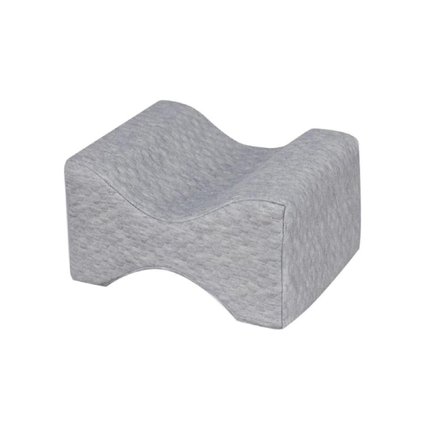 Leg & Knee Foam Support Pillow - Soothing Pain Relief- Grey
