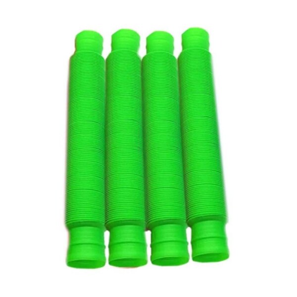 Set of 4 Pop Up Sensory Tubes - Green