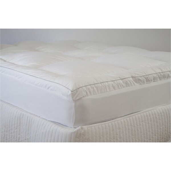 Ardor King Bed Mattress Topper 1500Gsm Cotton Ball Fibre WHT Comfort/Cushioning