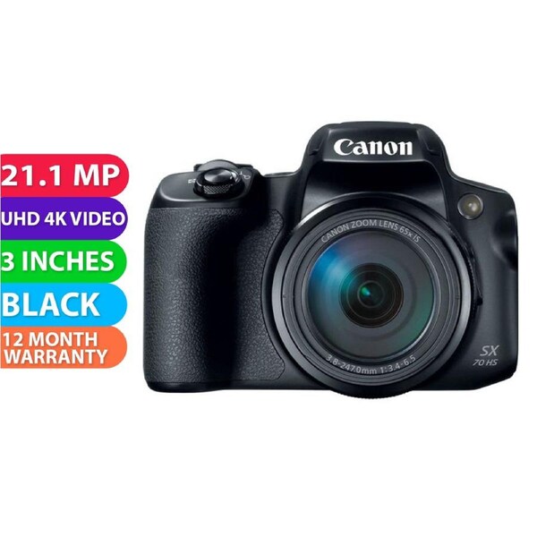 Canon PowerShot SX70 HS Digital Camera - BRAND NEW