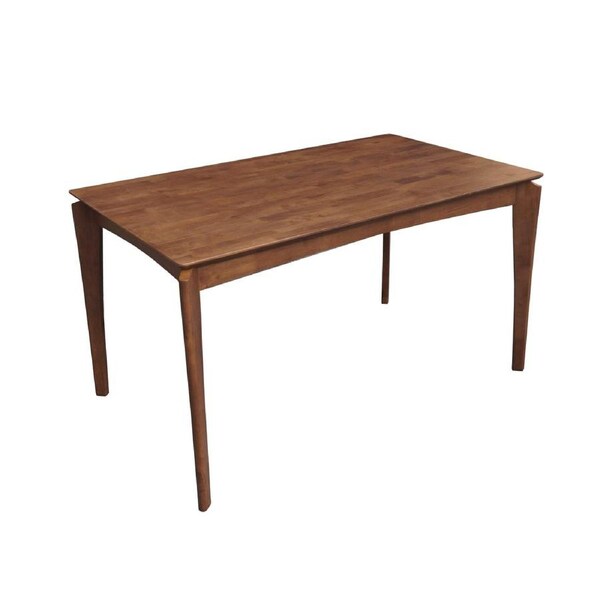 Junny Dining Table 4 Seater Compact and Modern Design for Small Spaces 1.35M Walnut