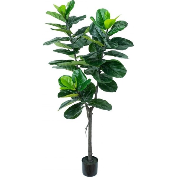 150cm Potted Faux Fiddle Leaf Fig Tree Artificial Plant Flower Green Fake