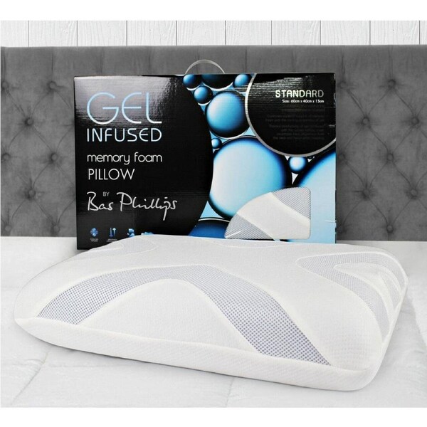 Bas Phillips Gel Infused Memory Foam Pillow