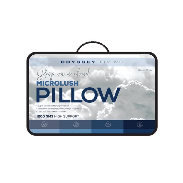 Odyssey Living Microlush Pillow - 1200GMS