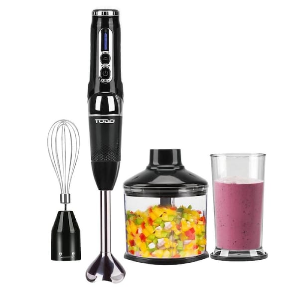 TODO Cordless Stick Blender Food Chopper Whisk 7.4V 2000mAh Handheld Electric Blender