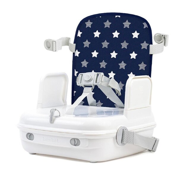 BenBat YummiGo2 3 in 1 Feed & Go Booster/Storage Case Baby/Kids High Chair Navy