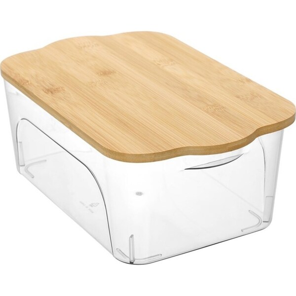 Boxsweden Crystal Reno Home Storage Box 3.3L/28cm Organiser Container w/ Lid CLR