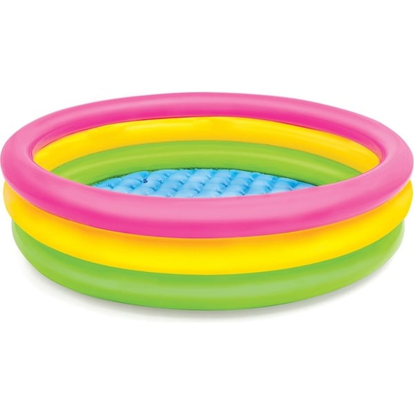 Intex Sunset Glow 1.14mx25cm Kids/Children Swimming Pool Inflatable Outdoor Toy