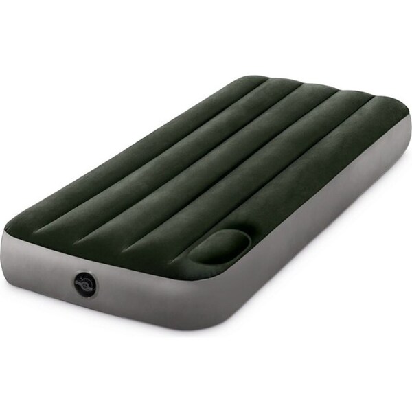 Intex 76cm JR Single DuraBeam Downy Airbed Inflatable Mattress Travel/Camping