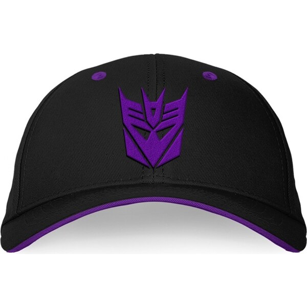 Transformers Decepticon Adjustable Embroidered Baseball Black Cotton Unisex Cap