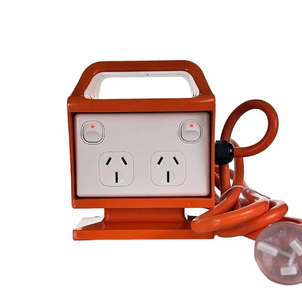 NLS 30140 - Heavy Duty Quad Outlet Safety Box - Type A RCD Protected 15A