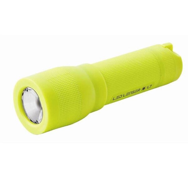 Led Lenser L7 High Visibility Yellow Torch Flashlight - 115 Lumens