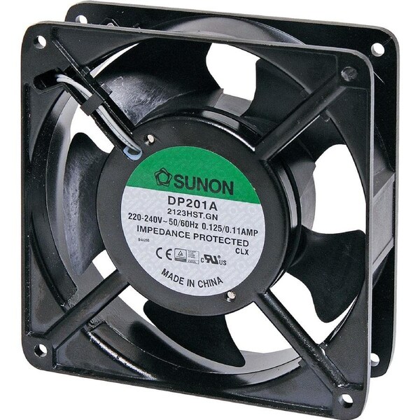 Sunon 120mm 240VAC Sleeve Bearing Cooling Fan with Diecast Aluminium Frame