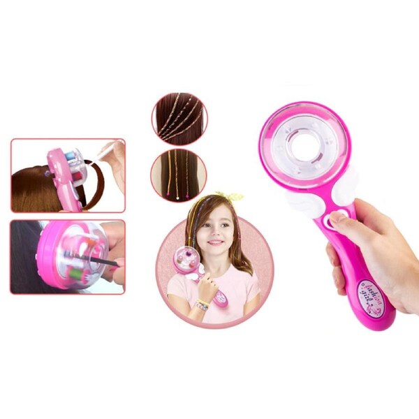 Electric Hair Braider, Hair Styling DIY Convenient Twist Braid Hair Braiding Tool for Girl's Headdress