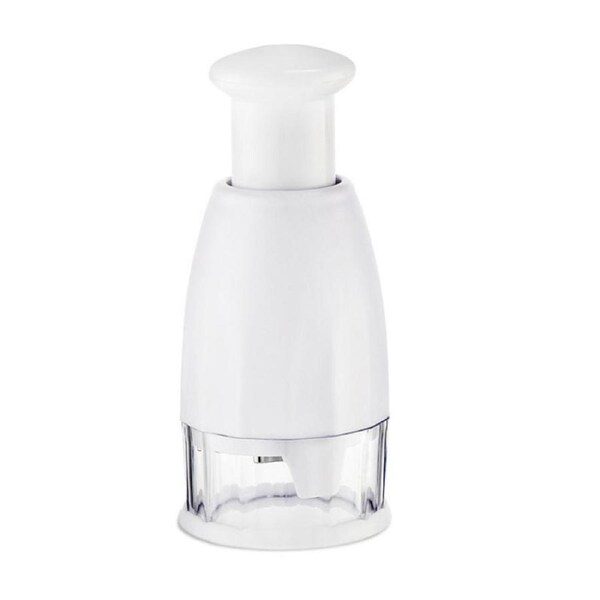 Manual Food Chopper, Hand Chopper Vegetable Cutter to Chop Veggies, Fruits, Herbs, Garlic Onion Chopper for Salsa, Salad, Pesto, Hummus, Guacamole, Coleslaw