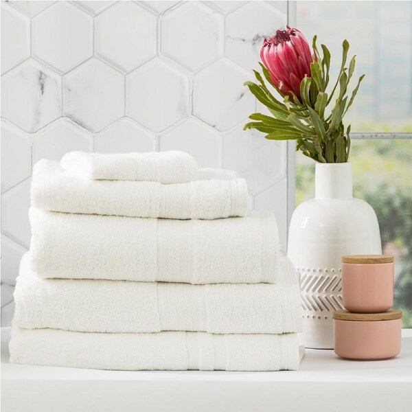 Renee Taylor Stella 650 GSM Bamboo Cotton 5 Piece White