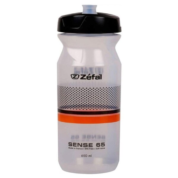 Zefal Sense M65 650ml Water Bottle Sports Cycling Flask Container Translucent
