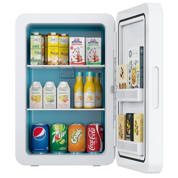 Advwin 22L Mini Fridge, Portable Car Fridge Makeup Refrigerators AC/DC Powered Cooler and Warmer