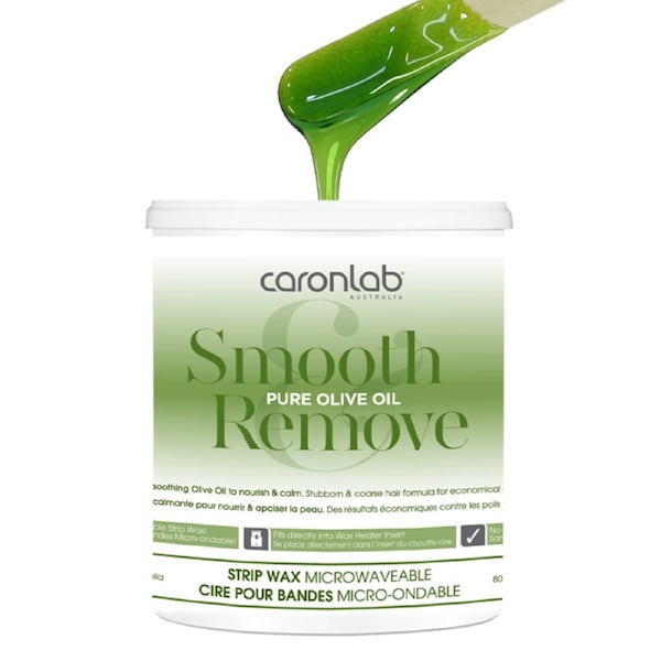 Caronlab Smooth & Remove Pure Olive Oil Strip Wax Microwaveable 800g