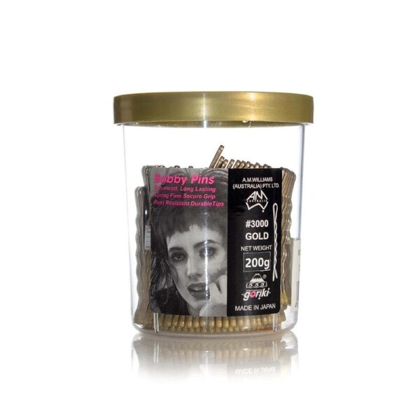 555 Bobby Pins 2' Gold Made In Japan