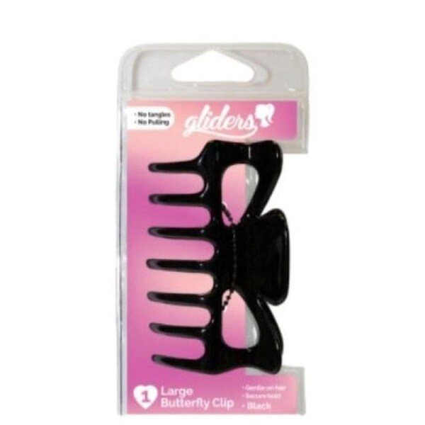 Gliders Large Butterfly Clips 1 Pack - Assorted Colours