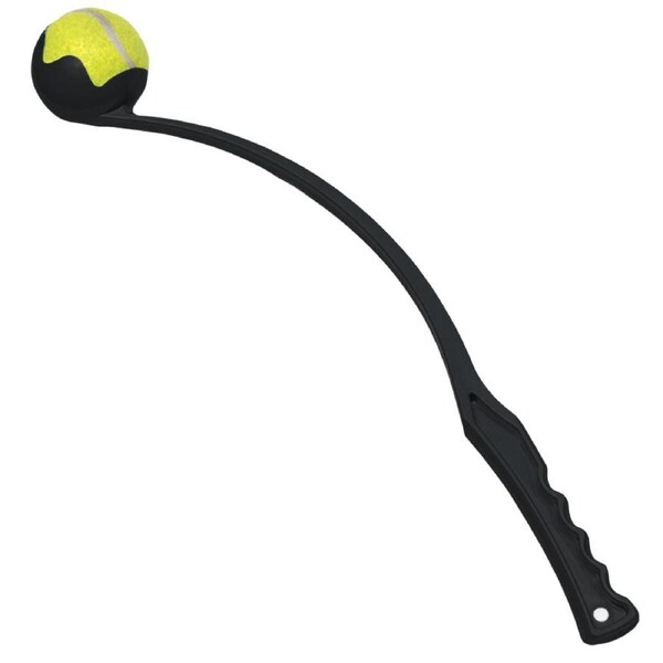 Pet Dog Puppy Tennis Ball Launcher Chucker Thrower Long 64cm with Tennis ball