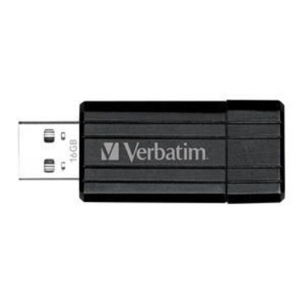 VERBATIM Store'n'Go Pinstripe USB Drive 16GB Black
