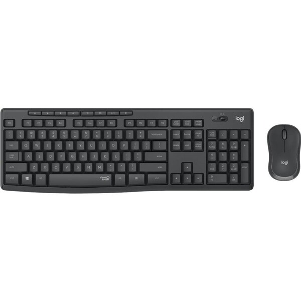 LOGITECH MK295 WIRELESS SILENT KEYBOARD AND MOUSE COMBO, 2.4GHZ USB RECEIVER -