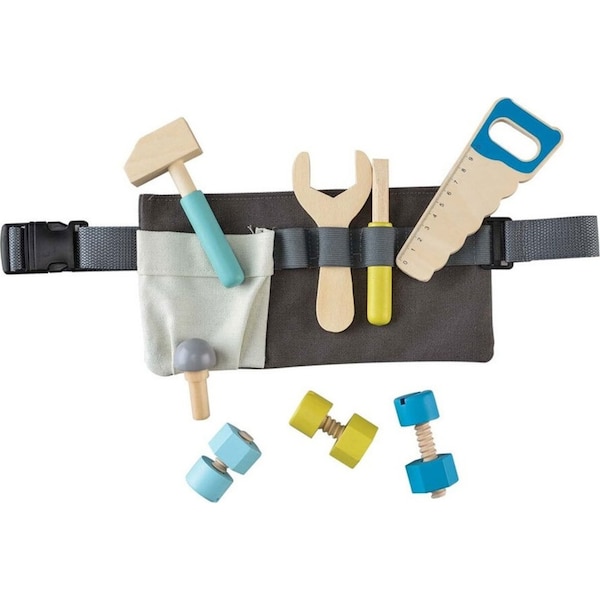 Kaper Kidz Tool Belt Construction Playset Pretend Play Kids/Child 3y+ Wooden Toy