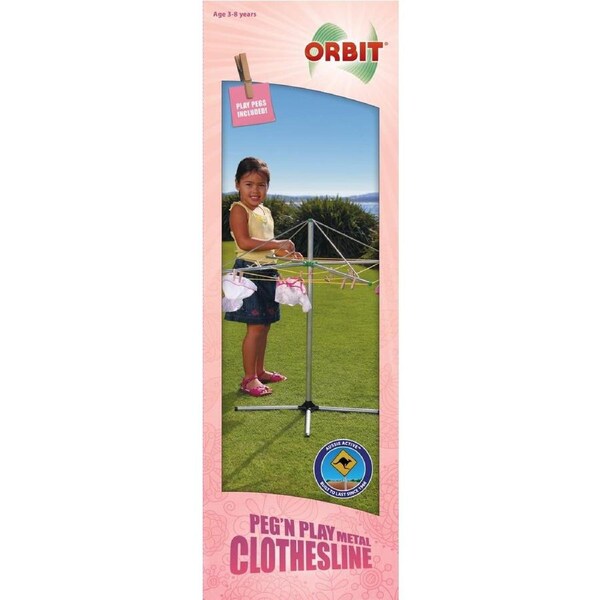 Orbit - Metal Clothes Line Peg N Play