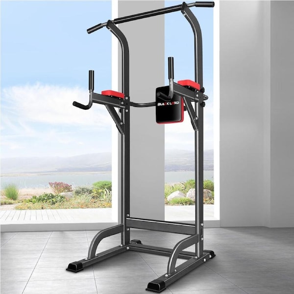 BLACK LORD Power Tower Weight Bench Chin Up Pull Up Dip Bar Home Gym