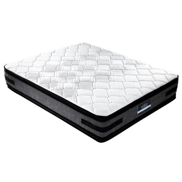 Bedding Luna Euro Top Cool Gel Pocket Spring Mattress 36cm Thick - King
