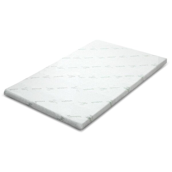 Bedding Cool Gel Memory Foam Mattress Topper w/Bamboo Cover 5cm - Double