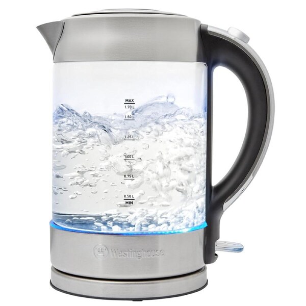 Westinghouse 1.7L Deluxe Glass Kettle