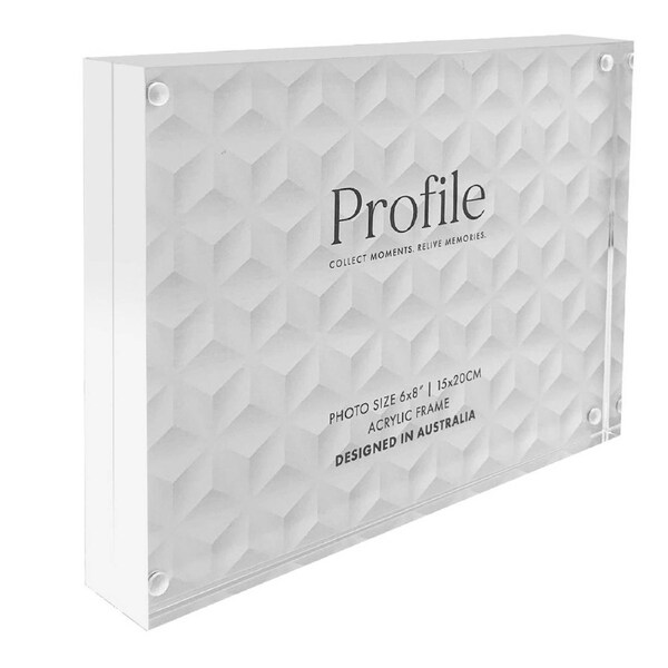 Newtown 6x8 Acrylic Photo Frame 2 Pack Bundle
