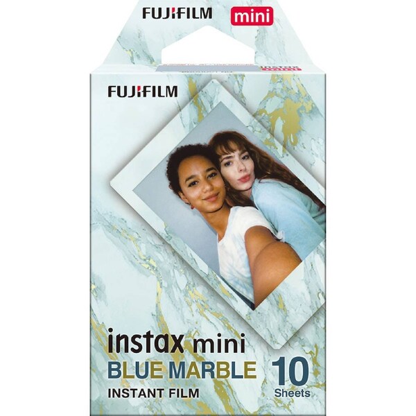 FUJIFILM INSTAX Mini Blue Marble Film (10 Pack)