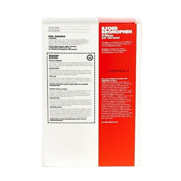 Ilford Bromophen Powder Black & White Paper Developer - 5 Litres