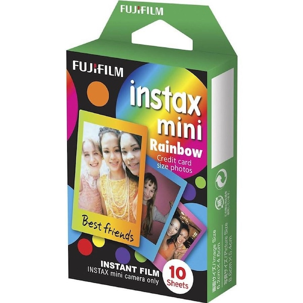 FUJIFILM INSTAX Mini Rainbow Film (10 Pack)