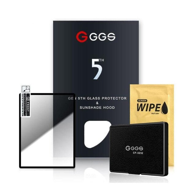 LARMOR - Gen 5 Screen & Hood Glass LCD Protector Olympus E-M5/E-M1/E-M10/E-P5