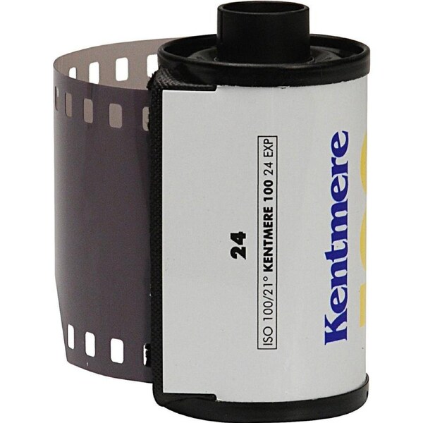Kentmere Pan 100 Black and White Negative Film 35mm - 24 Exposure