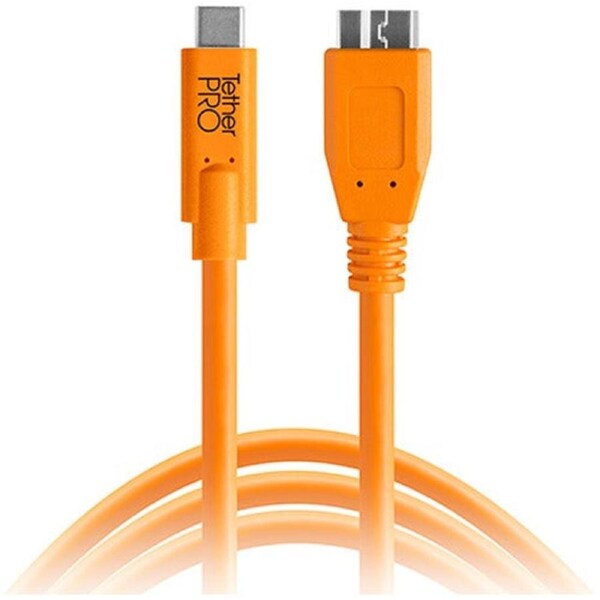 TetherPro USB-C to USB 3.0 Micro-B Cable (4.6m)
