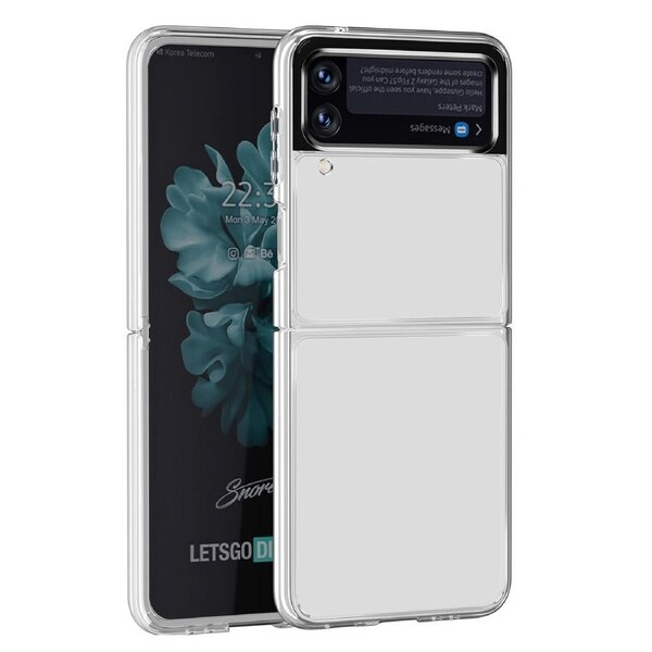 ZUSLAB Galaxy Z Flip 3 5G Slim Hybird Case Shockproof Protective Transparent Hard Back Cover for Samsung - Clear